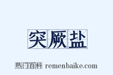 突厥盐是什么意思的图片